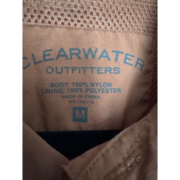 Clearwater Outfitters Mens Fishing Shirt Size Medium Lightweight Outdoors Hiking - Picture 3 of 6